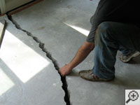 Twip Of The Day Fixing Basement Floor Cracks Mar Flex